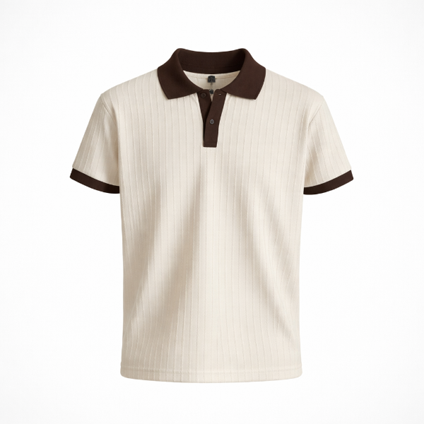 Producto - CHOMBA OXFORD MARFIL