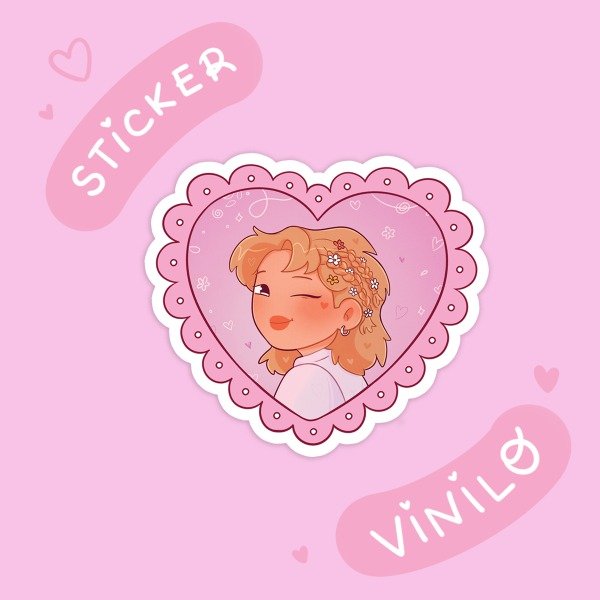 Producto - Sticker Jimin con trenzas! - 0