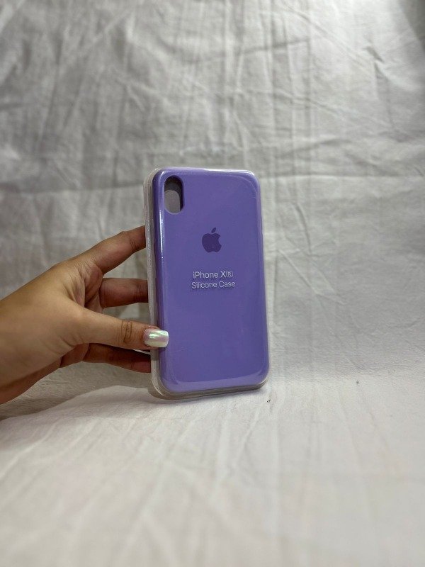 Producto - Iph xr silicona case lila