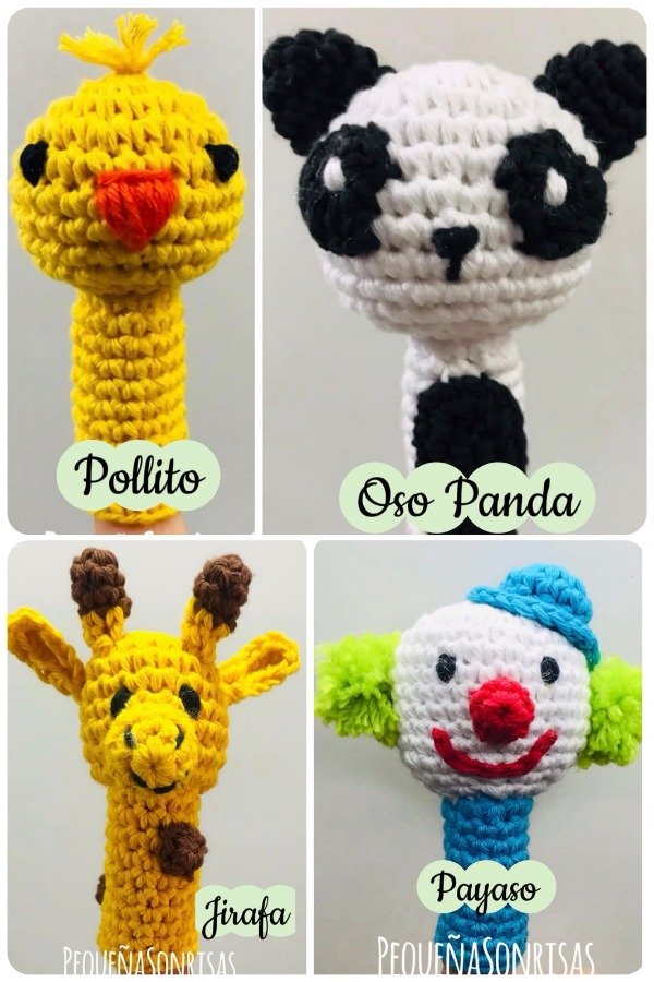 Producto - TÍTERES DE DEDO "SET X 5 UNIDADES A ELECCIÓN" - 1