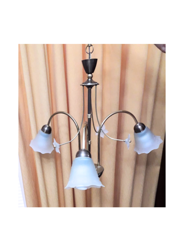 Producto - Lámpara de techo de bronce con tulipas