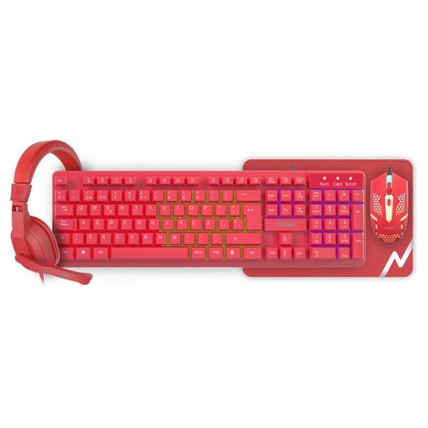 Producto - Teclado Noga 4 IN 1 RED