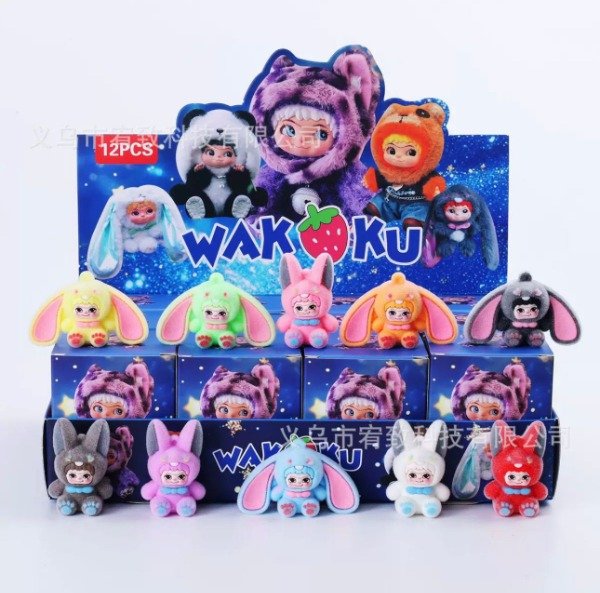Producto - Llaveros Wakuku sorpresa caja x12u