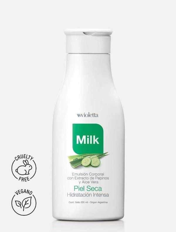 Producto - Emulsión Corporal con Extracto de Pepinos y Aloe Vera Milk