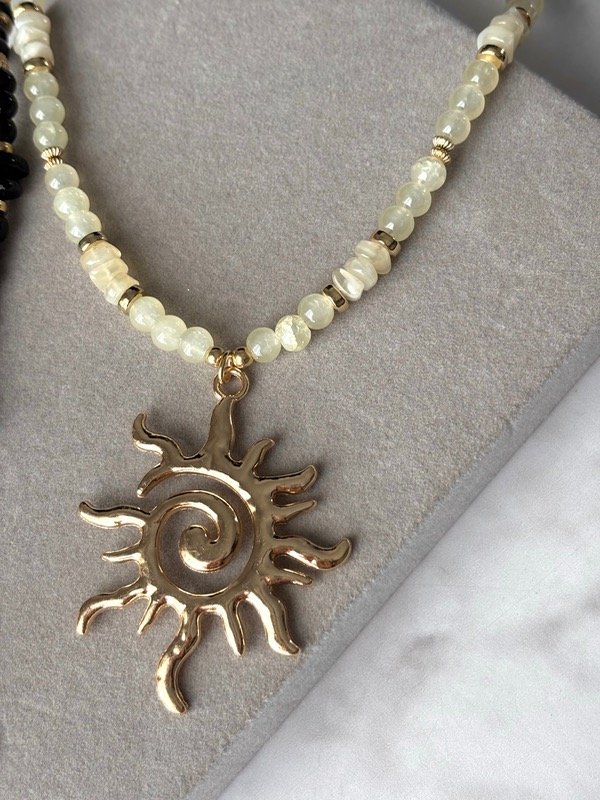 Producto - Collar sun white