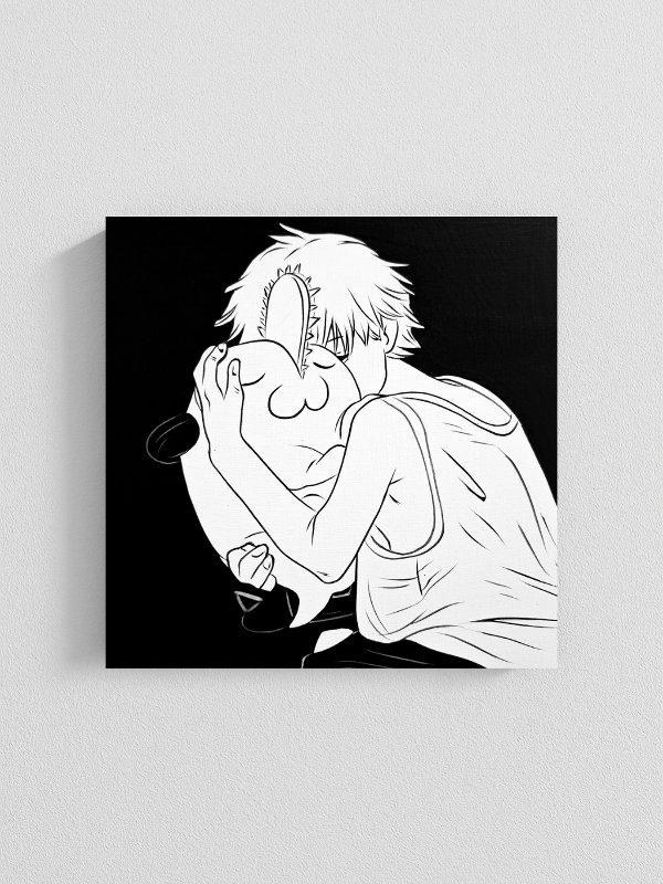 Producto - Cuadro Denji y Pochita anime - Chainsaw man - (Mod.2)