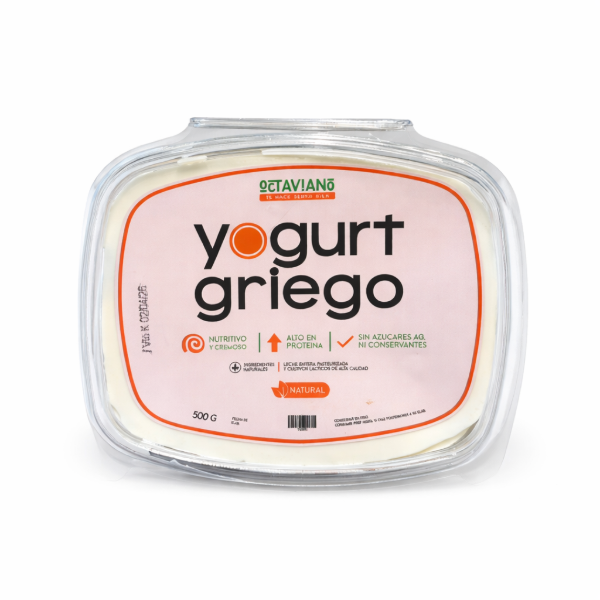 Producto - YOGURT GRIEGO OCTAVIANO 500gr