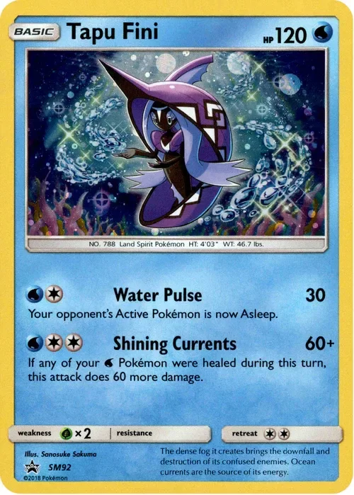 Producto - Tapu Fini - SM92 - Sun and Moon Promo Holo Cosmos