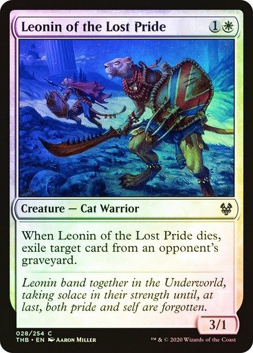 Producto - Leonin of the Lost Pride Foil  Theros: Beyond Death