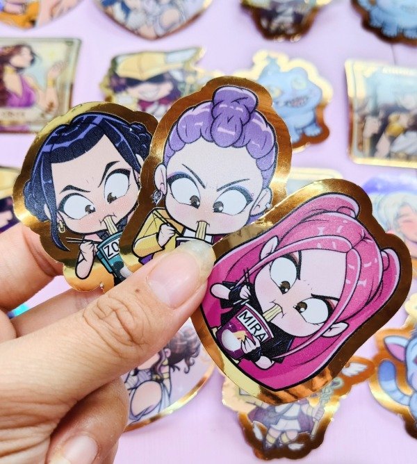 Producto - Huntrix - Stickers vinilo