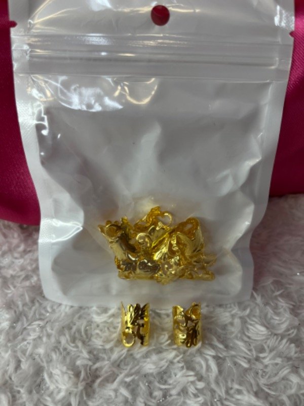 Producto - Cuff para trenzas dorados