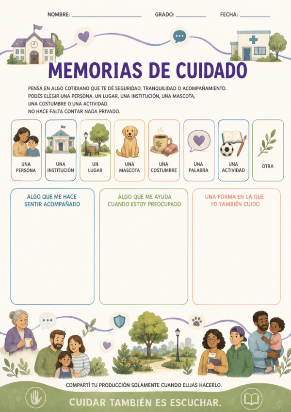 Producto - ESI, MEMORIA Y DERECHOS: CUERPOS QUE SE CUIDAN, VOCES QUE SE ESCUCHAN - 7