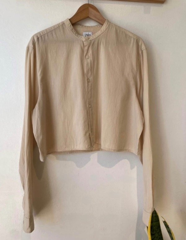 Producto - Camisa crop Zara talle XL