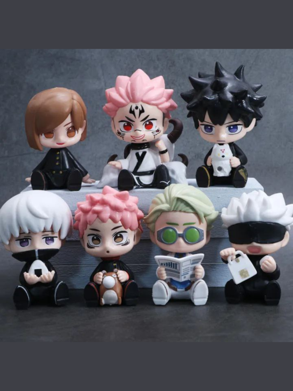 Producto - Jujutsu Kaisen set x7 (8CM) - Figura Jujutsu Kaisen - Nirostoys