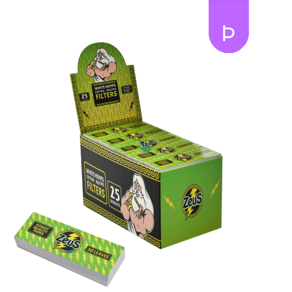 Producto - FILTRO DE CARTON GRANDE X 25U BLANCO ZEUS