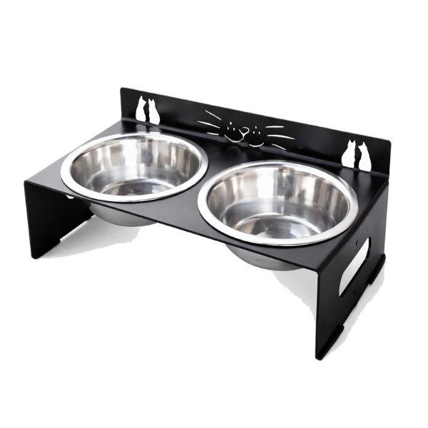 Producto - Comedero doble gatito - 0