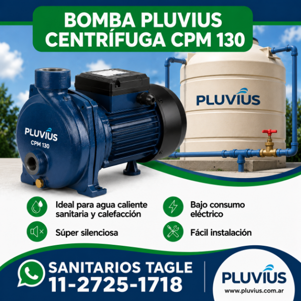 Producto - Bomba Centrifuga Pluvius Cpm 130