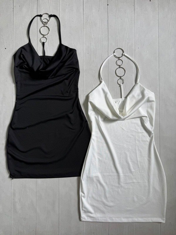 Producto - [8023] Vestido buche argolla espalda microfibra