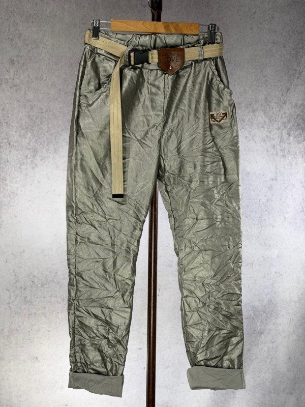 Producto - BABUCHA ITALIANA APULIA PLATEADA ENGOMADA