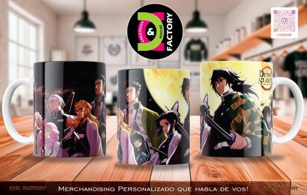 Producto - Taza Demon Slayer - TZ-RT-BL-11OZ-516-ANM-DS