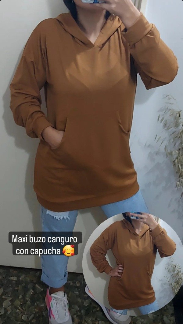 Producto - Maxi buzo canguro