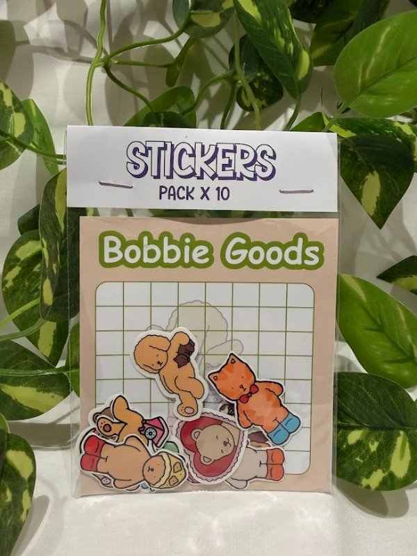 Producto - Pack X 10 Stickers - Bobbie Goods