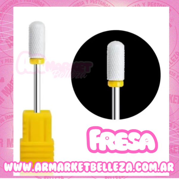 Producto - Fresa Cerámica Amarilla