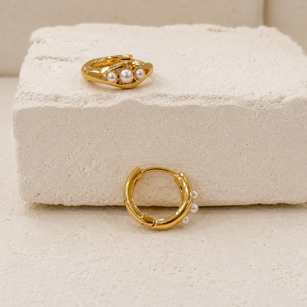 Producto - Argollas perladas M AD