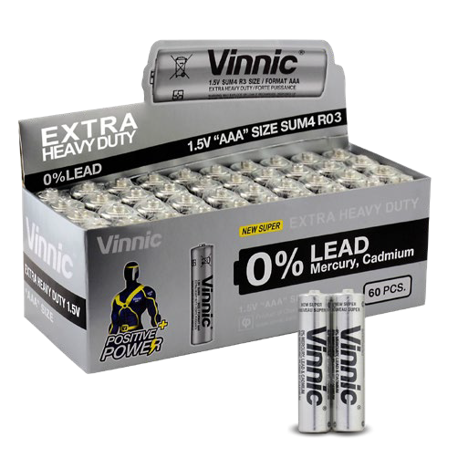 Producto - Pilas AAA Vinnic Caja x 60 unidades
