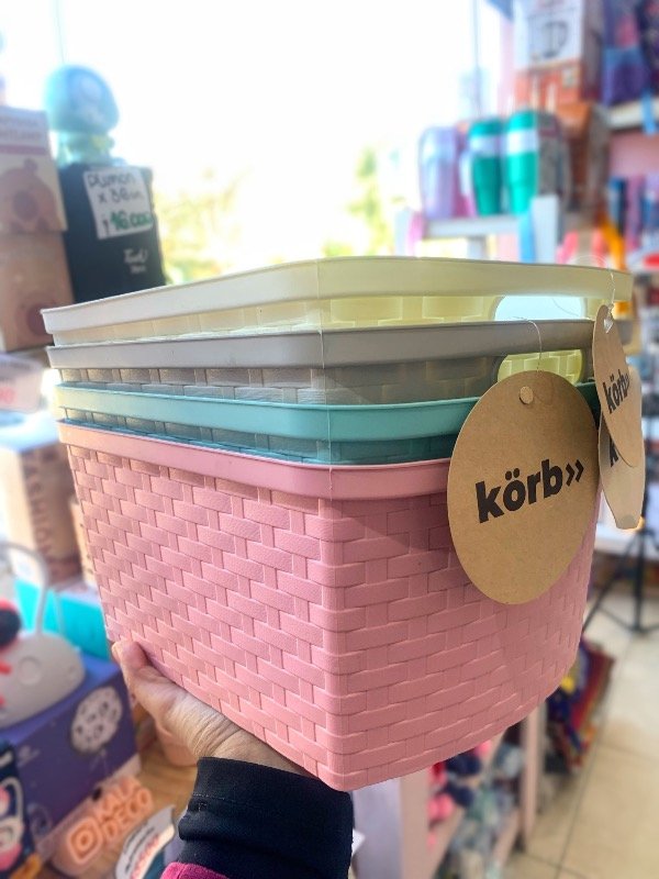 Producto - Canasto ratán plastico