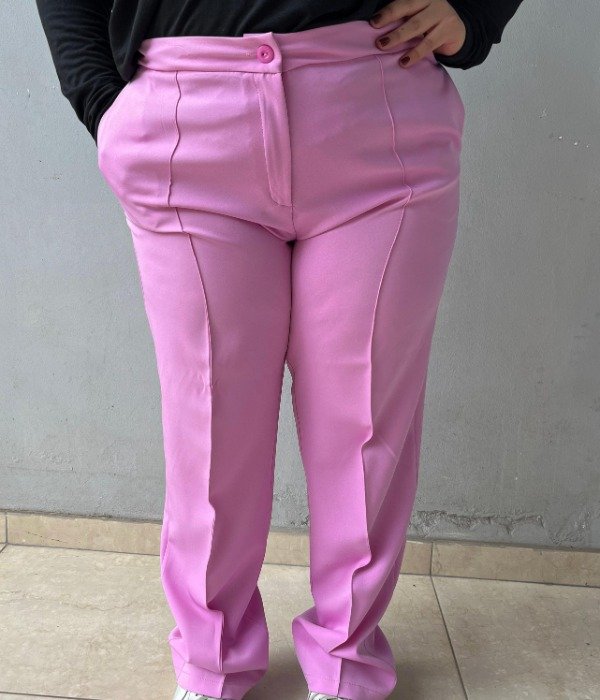 Producto - Pantalón sastrero rosa XXL
