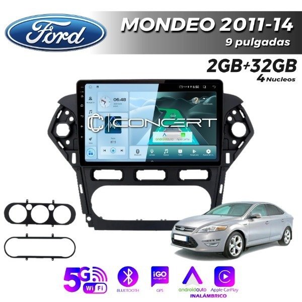 Producto - MULTIMEDIA FORD MONDEO 2011/14 - 9 PULGADAS CARPLAY Y ANDROID AUTO