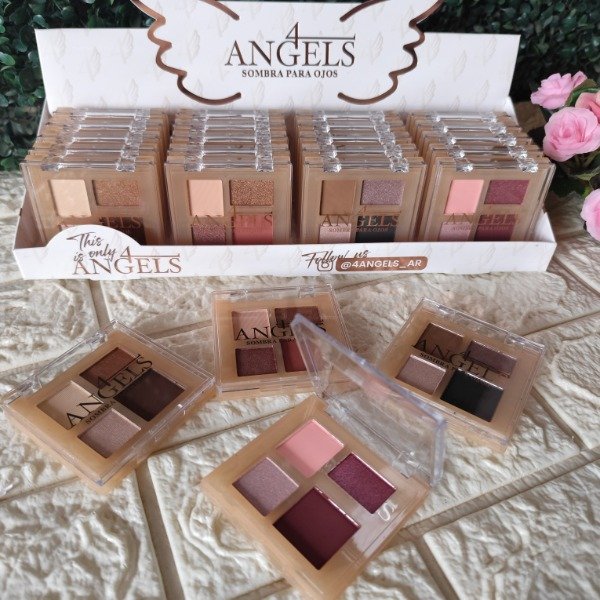 Producto - Paleta de sombras 4 Angel X4 colores - por mayor