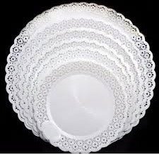 Producto - Bandeja Bordada Redonda 33 cm