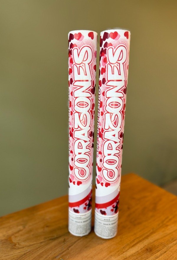 Producto - Cañón lanza papelitos forma de corazón - 0