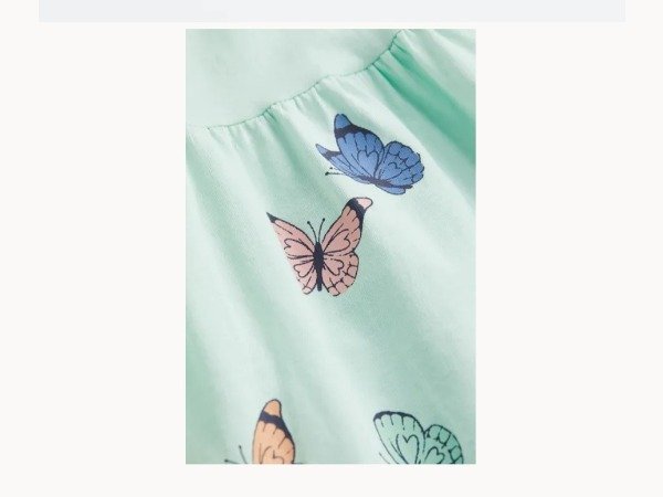 Vestido HyM talle 4/6 mariposa celeste — imagen 2