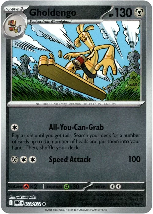 Producto - Gholdengo - 099/132 - Mega Evolution - Reverse Holo