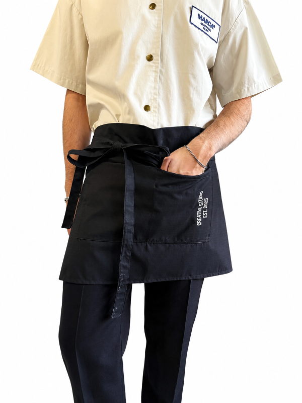 Producto - DELANTAL CINTURA CON ESTAMPA (GABARDINA O DENIM)