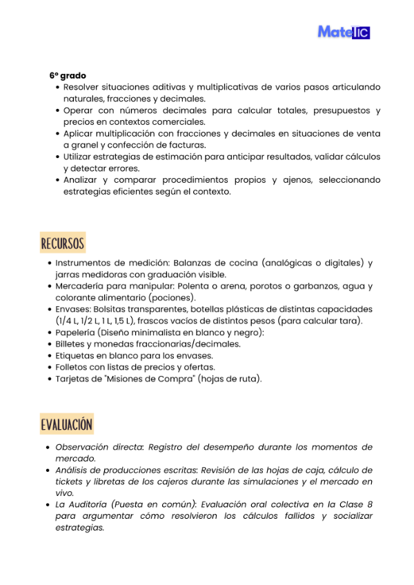 Producto - Operaciones con Fracciones y Decimales 4to - Matetic - 3