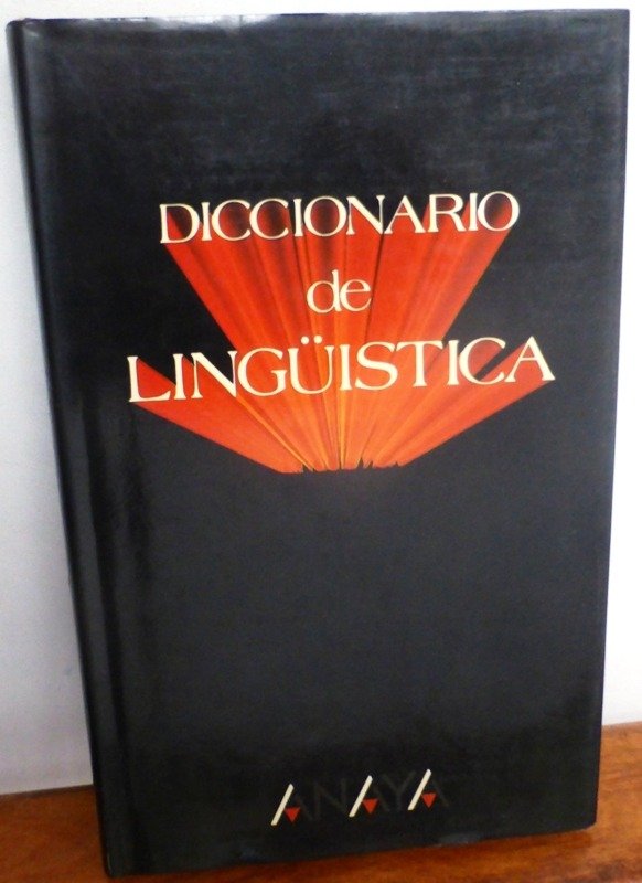 Producto - DICCIONARIO DE LINGÜISTICA - ANAYA - 1996 - IMPECABLE ESTADO - TAPA DURA - 0