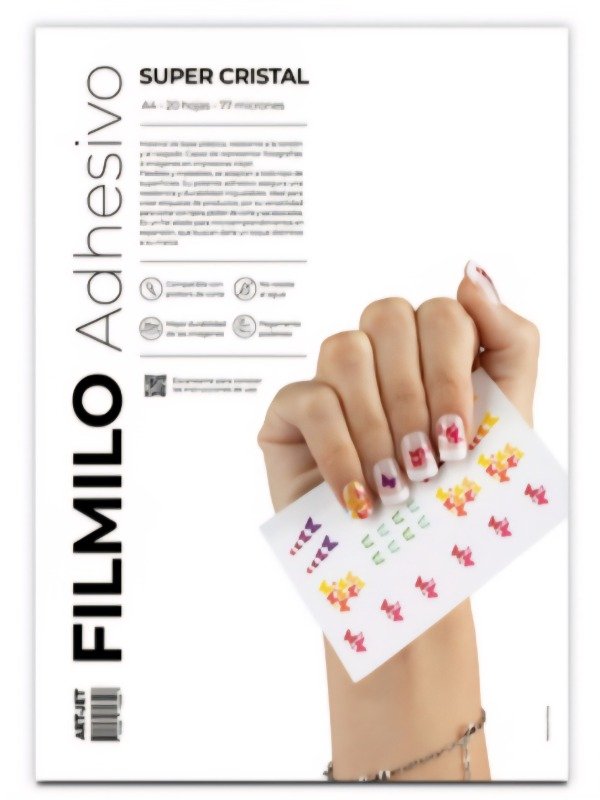 Producto - Filmilo Adhesivo - Súper Cristal - 20 Hojas - A4