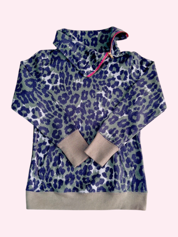 Producto - Buzo rustico animal print verde No se lo Digas a Nadie 8/9 años