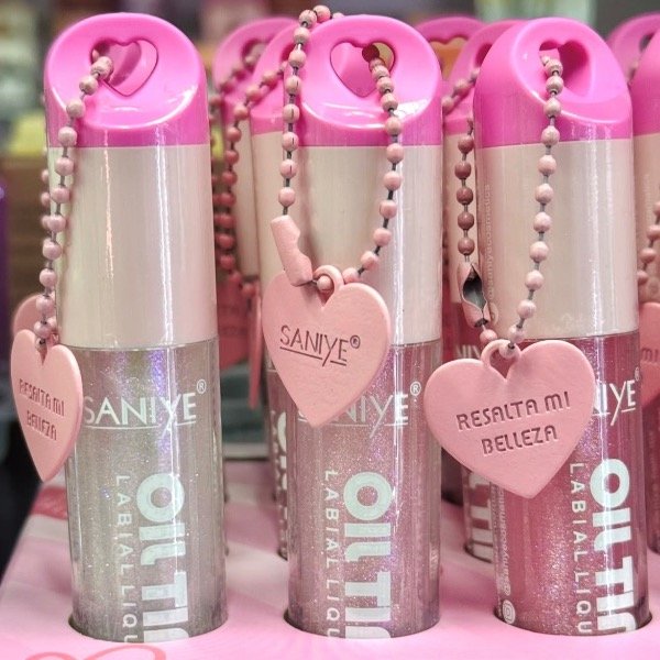 Producto - Lipgloss glitter rosa Saniye