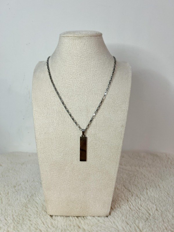 Producto - Collar chapita (se puede grabar) acero quirurgico