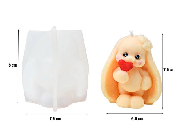 Producto - Coneja con corazón 25O3