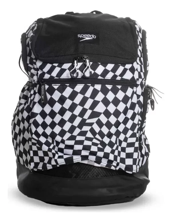 Producto - MOCHILA 35 LITROS - TAEMSTER 2.0 - BLANCA Y NEGRA - SPEEDO
