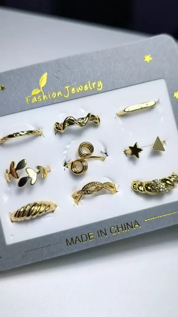 Producto - Anillos x 9