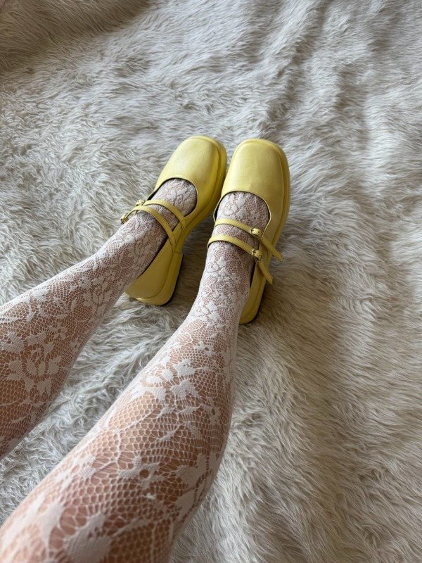 Producto - PUNTA CUADRADA BAJITO - AMARILLO PASTEL