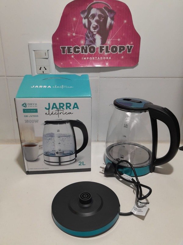 Producto - Pava tetera eléctrica vidrio 2 L