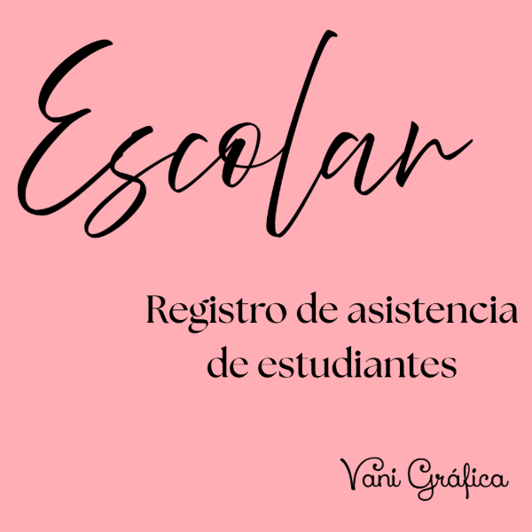 Producto - Registro de asistencia de alumnos
